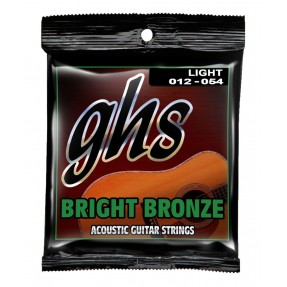 GHS Bright Bronze - BB30L - Acoustic Guitar String Set, 80/20 Bronze, Light, .012-.054 - 1