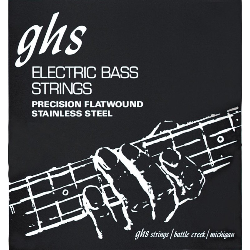 GHS Precision Flatwound - 3020 - Bass String Set, 4-String, Light, .045-.095, Short Scale - 1 GHS Precision Flatwound - 3020 - Bass String Set, 4-String, Light, .045-.095, Short Scale - 1