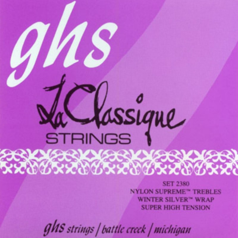 GHS La Classique - 2380 - Classical Guitar String Set, Tie-On, High Tension - 1 GHS La Classique - 2380 - Classical Guitar String Set, Tie-On, High Tension - 1