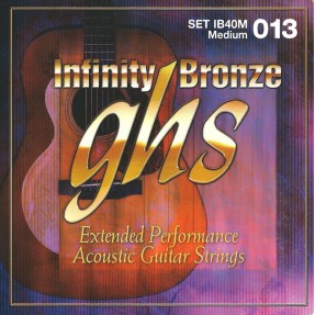 GHS Infinity Bronze - IB40M - Acoustic Guitar String Set, Heavy, .013-.056 - 1