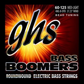 GHS Bass Boomers - Bass String Set, 4-String, Medium Light, .060-.125, BEAD Tuning - 1