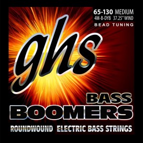 GHS Bass Boomers - Bass String Set, 4-String, Medium, .065-.130, BEAD Tuning - 1