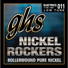 GHS Nickel Rockers - 1300 - Electric Guitar String Set, .011-.058 - 1