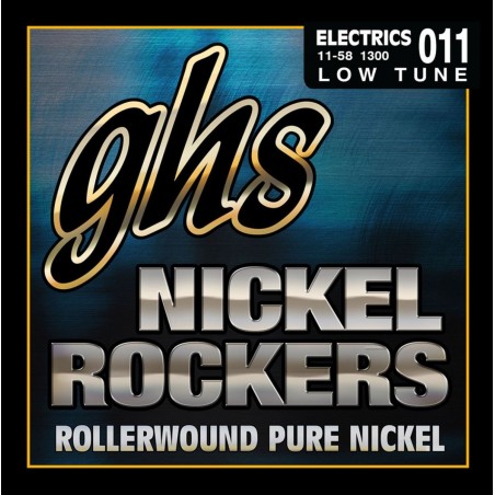 GHS Nickel Rockers - 1300 - Electric Guitar String Set, .011-.058 - 1