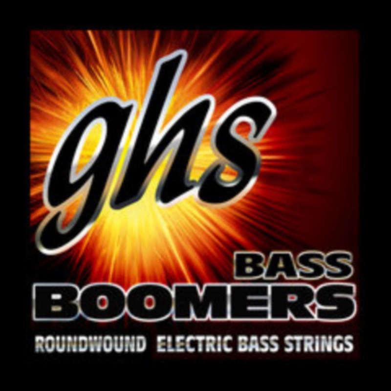GHS Bass Boomers - Bass String Set, 5-String, Medium, .030-.100, High C - 1 GHS Bass Boomers - Bass String Set, 5-String, Medium, .030-.100, High C - 1