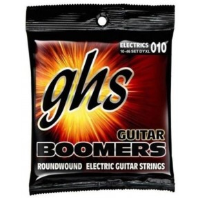 GHS Guitar Boomers Wound 3rd - DYXL - Electric Guitar String Set, Extra Light, .010-.046 - 1