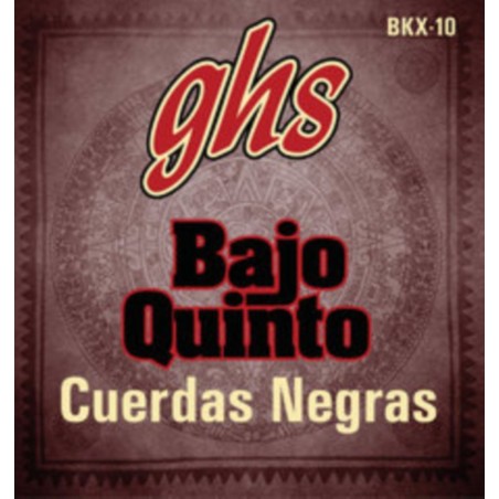 GHS Bajo Quinto, Acoustic Guitar String Set,  Coated, Loop End 10 String, .024-.078 - 1