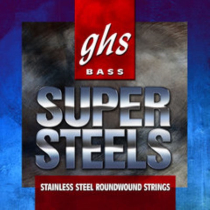 GHS Super Steels - ML5000 - Bass String Set, 4-String, Medium Light, .044-.102 - 1