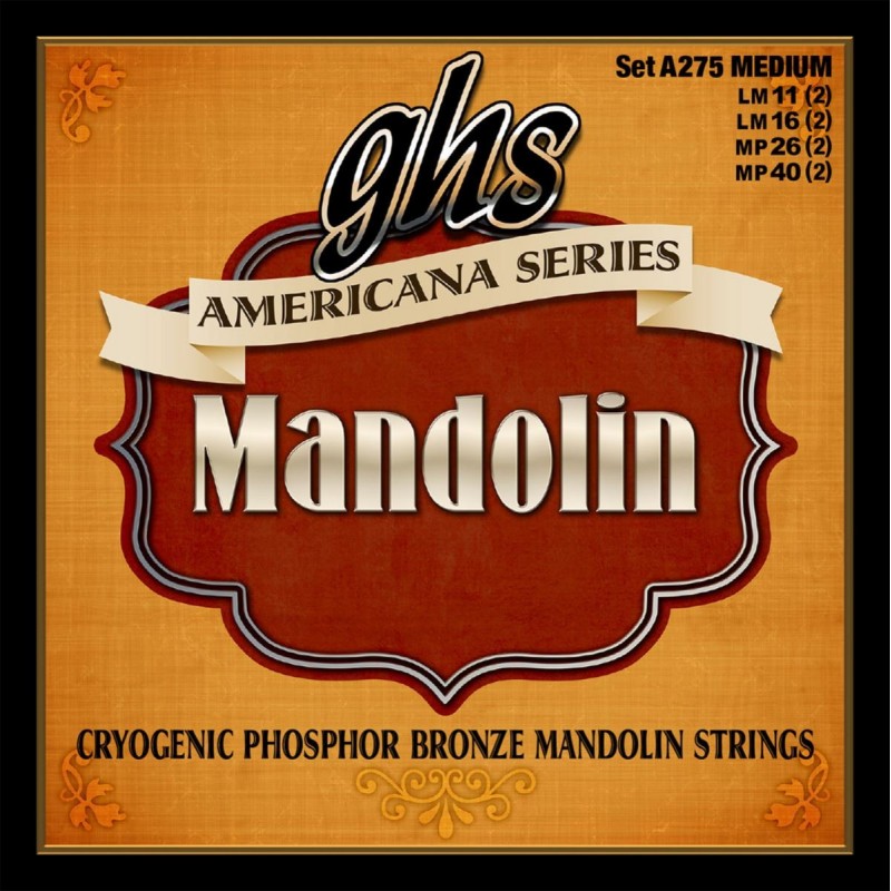 GHS Americana Series - A275 - Mandolin String Set, Medium, .011-.040 - 1