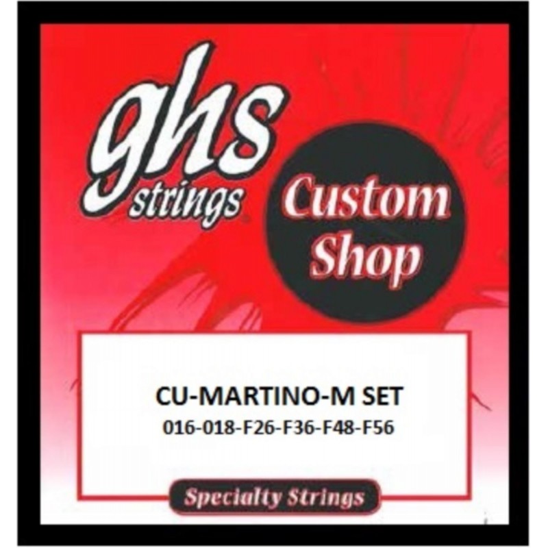 GHS Custom Shop - Pat Martino Signature Flatwounds - Electric Guitar String Set, Light, .016-.056 - 1 GHS Custom Shop - Pat Martino Signature Flatwounds - Electric Guitar String Set, Light, .016-.056 - 1