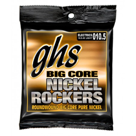 GHS Big Core Nickel Rockers - BCL - Electric Guitar String Set, Light, .0105-.048 - 1
