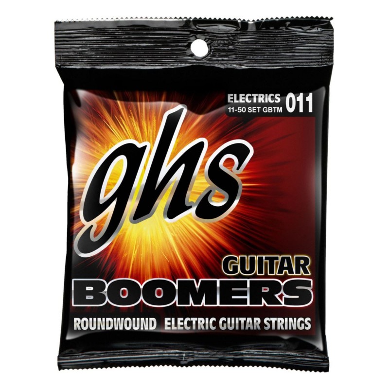 GHS Guitar Boomers - GBTM - Electric Guitar String Set, True Medium, .011-.050 - 1 GHS Guitar Boomers - GBTM - Electric Guitar String Set, True Medium, .011-.050 - 1