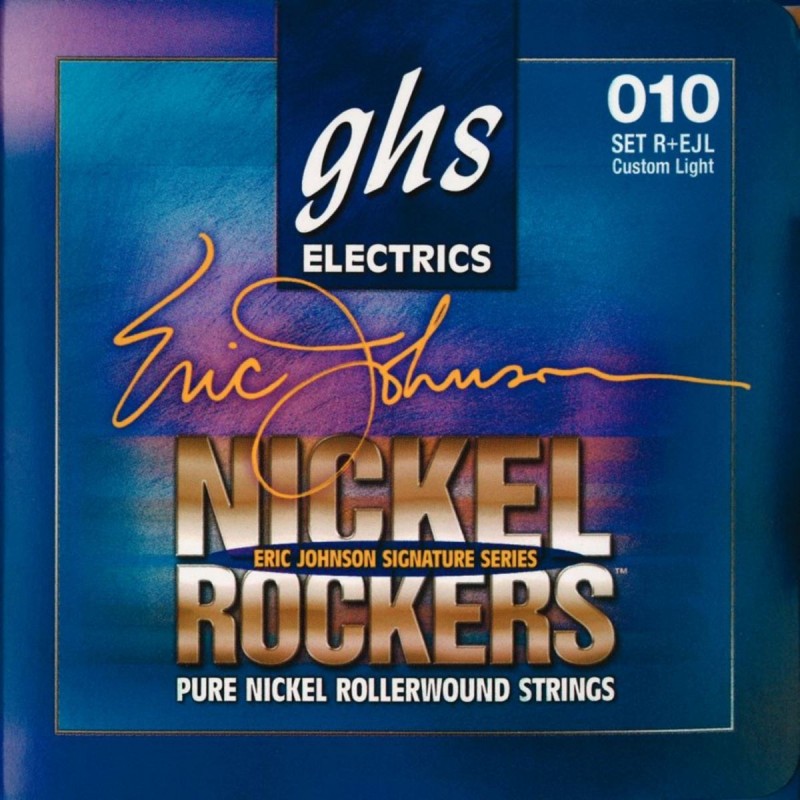 GHS Nickel Rockers - R+RXL - Electric Guitar String Set, Custom Light, .010-.050 - 1 GHS Nickel Rockers - R+RXL - Electric Guitar String Set, Custom Light, .010-.050 - 1