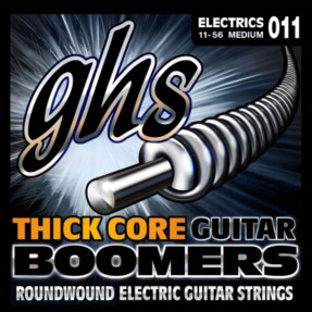 GHS Thick Core  Guitar Boomers - HC-GBM - Electric Guitar String Set, Medium, .011-.056 - 1