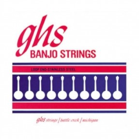GHS 210 - Banjo String Set, 4-String, Loop End, Tenor, Phosphor Bronze, Light, .009-.028 - 1