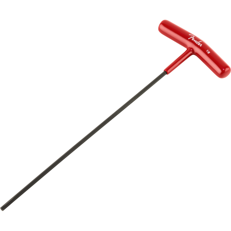 Fender Truss Rod Adjustment Wrench, "T-Style", 1/8", Red - 1