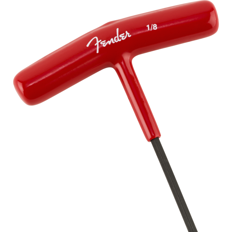 Fender Truss Rod Adjustment Wrench, "T-Style", 1/8", Red - 2