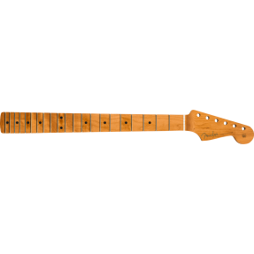 Fender Roasted Maple Vintera Mod '60's Stratocaster Neck, 21 Medium Jumbo Frets, 9.5", "C" Shape - 1