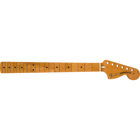 Fender Roasted Maple Vintera Mod '70's Stratocaster Neck, 21 Medium Jumbo Frets, 9.5", "C" Shape - 1