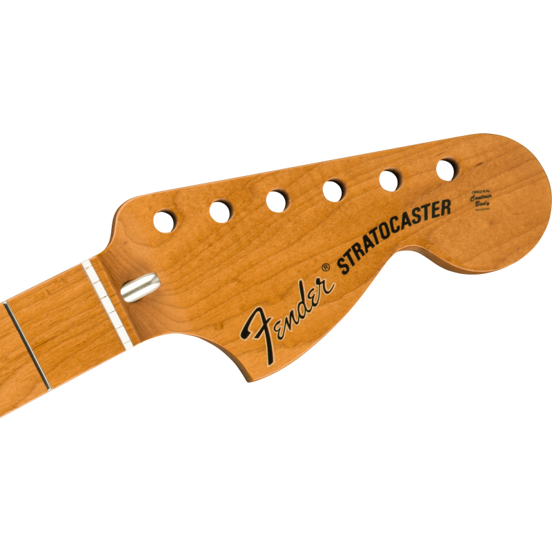 Fender Roasted Maple Vintera Mod '70's Stratocaster Neck, 21 Medium Jumbo Frets, 9.5", "C" Shape - 3