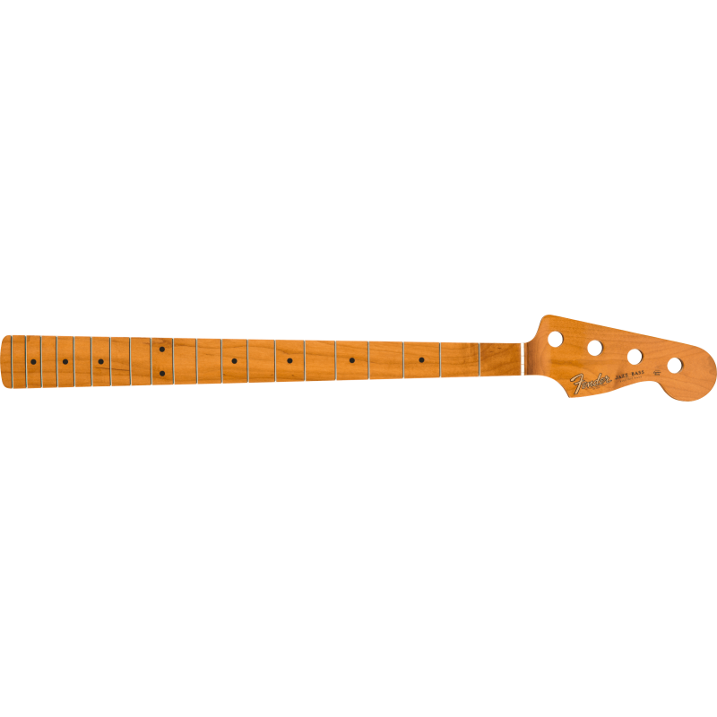 Fender Roasted Maple Vintera '60's Jazz Bass Neck, 20 Vintage Frets, 7.25", "C" Shape - 1