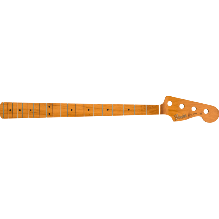 Fender Roasted Maple Vintera '60's Jazz Bass Neck, 20 Vintage Frets, 7.25", "C" Shape - 1