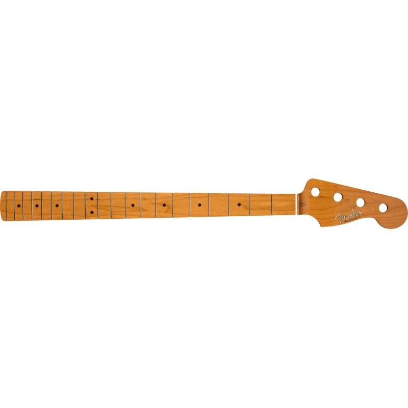 Fender Roasted Maple Vintera '50's Precision Bass Neck, 20 Vintage Frets, 7.25", "C" Shape - 1