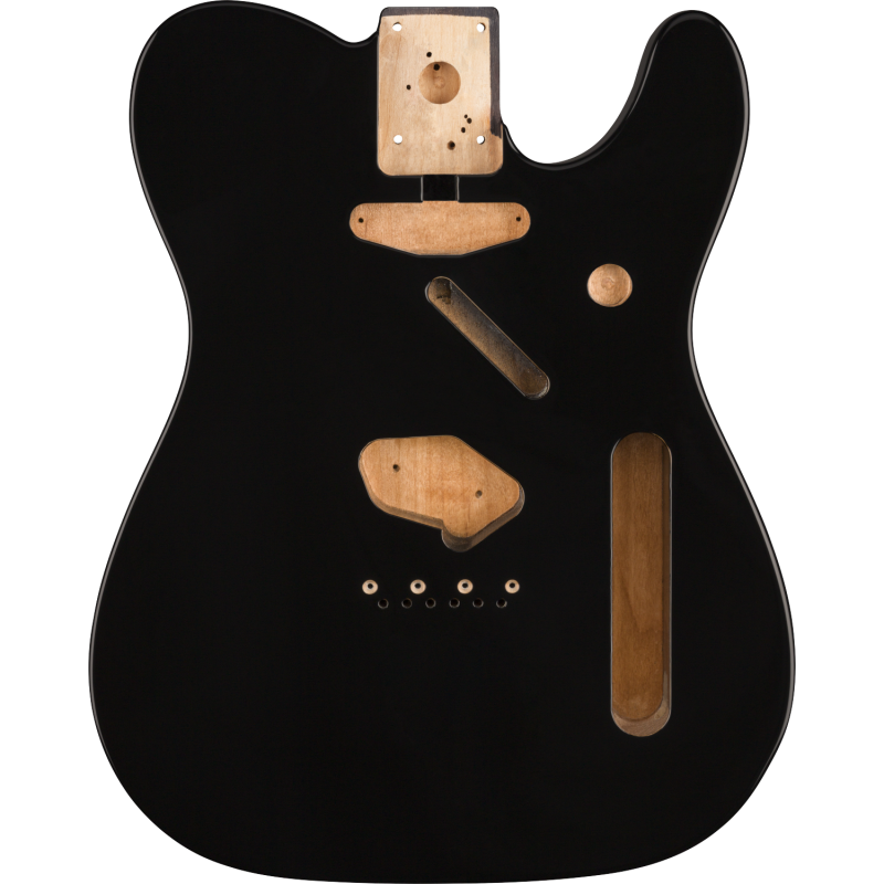 Fender Classic Series 60's Telecaster SS Alder Body Vintage Bridge Mount, Black - 1