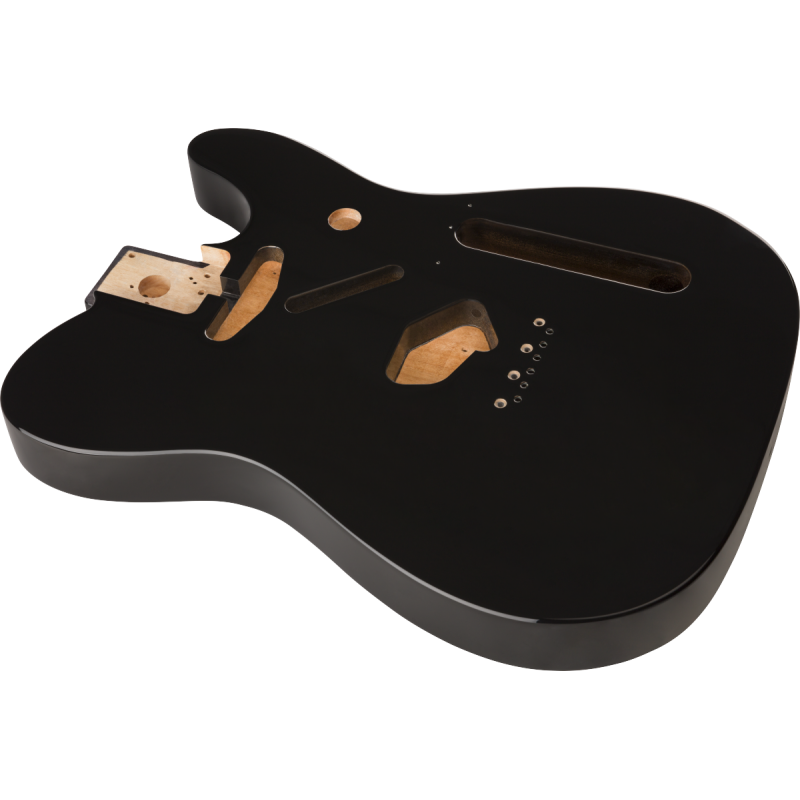 Fender Classic Series 60's Telecaster SS Alder Body Vintage Bridge Mount, Black - 2