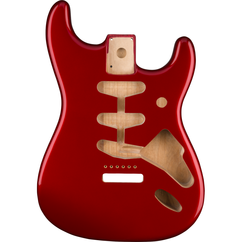 Fender Classic Series 60's Stratocaster SSS Alder Body Vintage Bridge Mount, Candy Apple Red - 1 Fender Classic Series 60's Stratocaster SSS Alder Body Vintage Bridge Mount, Candy Apple Red - 1