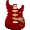 Fender Classic Series 60's Stratocaster SSS Alder Body Vintage Bridge Mount, Candy Apple Red - 1 Fender Classic Series 60's Stratocaster SSS Alder Body Vintage Bridge Mount, Candy Apple Red - 1