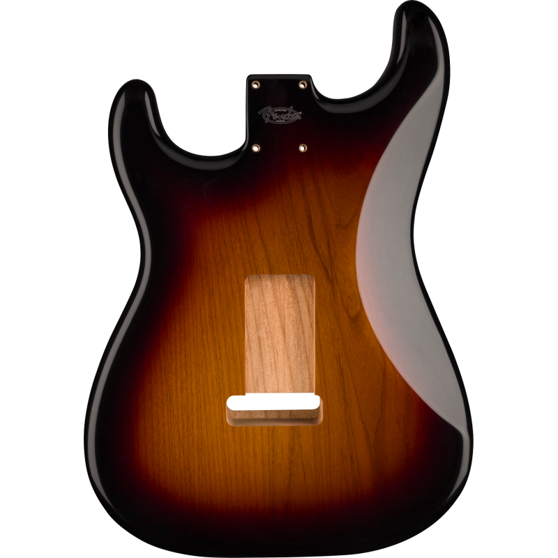 Fender Classic Series 60's Stratocaster SSS Alder Body Vintage Bridge Mount, 3-Color Sunburst - 3 Fender Classic Series 60's Stratocaster SSS Alder Body Vintage Bridge Mount, 3-Color Sunburst - 3