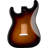 Fender Classic Series 60's Stratocaster SSS Alder Body Vintage Bridge Mount, 3-Color Sunburst - 3 Fender Classic Series 60's Stratocaster SSS Alder Body Vintage Bridge Mount, 3-Color Sunburst - 3