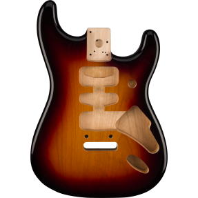 Fender Deluxe Series Stratocaster HSH, Alder Body, 2-Point Bridge Mount, 3-Color Sunburst - 1