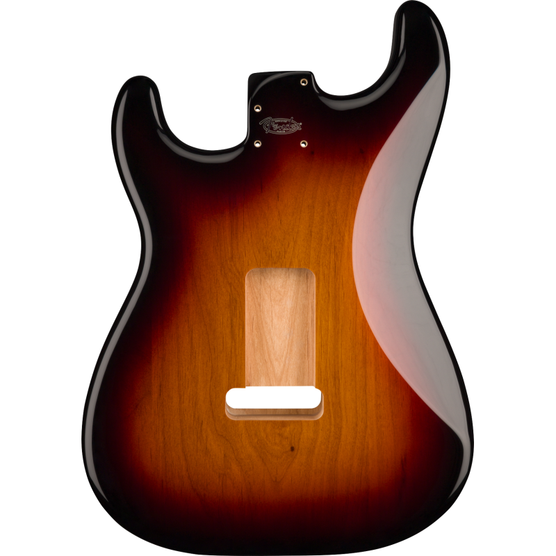 Fender Deluxe Series Stratocaster HSH, Alder Body, 2-Point Bridge Mount, 3-Color Sunburst - 3 Fender Deluxe Series Stratocaster HSH, Alder Body, 2-Point Bridge Mount, 3-Color Sunburst - 3