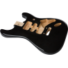 Fender Deluxe Series Stratocaster HSH Alder Body 2 Point Bridge Mount, Black - 2 Fender Deluxe Series Stratocaster HSH Alder Body 2 Point Bridge Mount, Black - 2