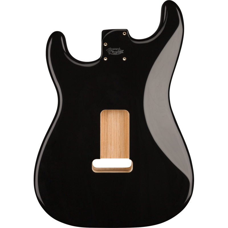 Fender Deluxe Series Stratocaster HSH Alder Body 2 Point Bridge Mount, Black - 3 Fender Deluxe Series Stratocaster HSH Alder Body 2 Point Bridge Mount, Black - 3