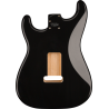 Fender Deluxe Series Stratocaster HSH Alder Body 2 Point Bridge Mount, Black - 3 Fender Deluxe Series Stratocaster HSH Alder Body 2 Point Bridge Mount, Black - 3