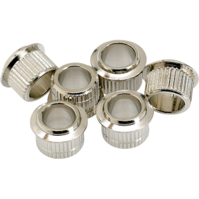 Fender Vintage-Style Guitar Tuning Machine Bushings (6), Nickel - 1