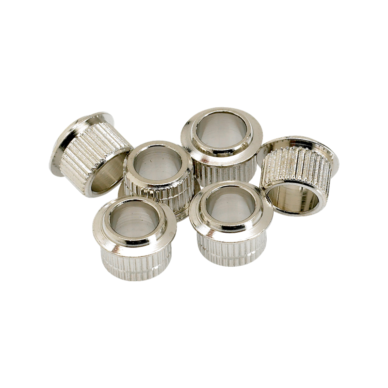 Fender Vintage-Style Guitar Tuning Machine Bushings (6), Nickel - 1