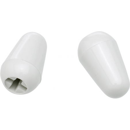 Fender Stratocaster Switch Tips, White (2) - 1