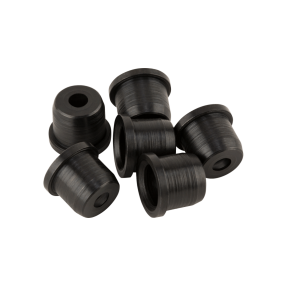 Fender American Standard Tele Strings-Thru-Body String Ferrules, Black (6) - 1