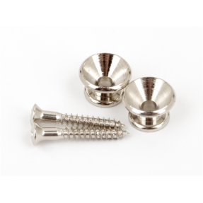 Fender Pure Vintage Strap Buttons, Nickel (2) - 1