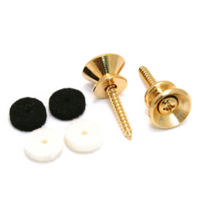Fender Pure Vintage Strap Buttons, Gold (2) - 1