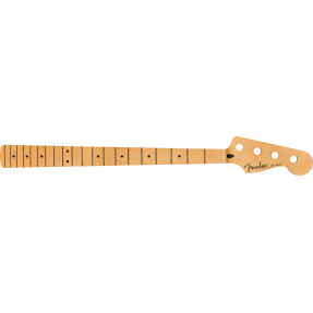 Fender Player Series Jazz Bass Neck, 22 Medium Jumbo Frets, Maple, 9.5", Modern "C" - 1