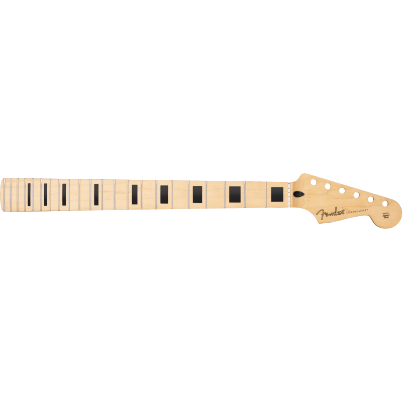 Fender Player Series Stratocaster Neck w/Block Inlays, 22 Medium Jumbo Frets, Maple - 1