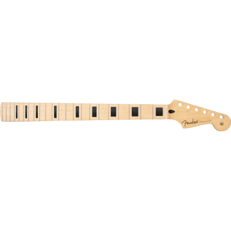 Fender Player Series Stratocaster Neck w/Block Inlays, 22 Medium Jumbo Frets, Maple - 1