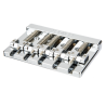Fender Fender HiMass 5-String Bass Narrow Bridge Assembly With Brass Saddles, Chrome - 3 Fender Fender HiMass 5-String Bass Narrow Bridge Assembly With Brass Saddles, Chrome - 3