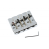 Fender Fender HiMass 4-String Bass Bridge Assembly With Brass Saddles, Chrome - 1 Fender Fender HiMass 4-String Bass Bridge Assembly With Brass Saddles, Chrome - 1