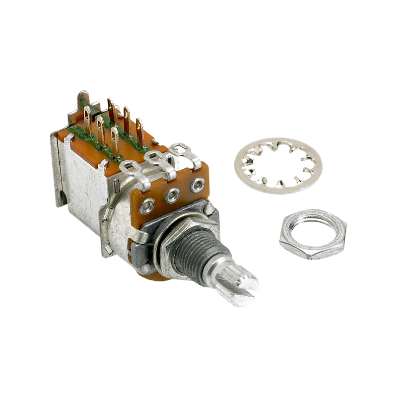 Fender 250K Push/Pull Split Shaft Potentiometer - 1 Fender 250K Push/Pull Split Shaft Potentiometer - 1